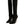 Dolce & Gabbana Black Suede Stiletto Knee High Boots Shoes