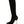 Dolce & Gabbana Black Suede Stiletto Knee High Boots Shoes