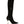 Dolce & Gabbana Black Suede Stiletto Knee High Boots Shoes