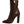 Dolce & Gabbana Brown Leather Heels Mid Calf Boots Shoes