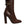 Dolce & Gabbana Brown Leather Heels Mid Calf Boots Shoes