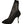 Dolce & Gabbana Black Silk Mesh Sock Style Heels Boots Shoes