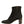 Dolce & Gabbana Black Embellished Heel Ankle Boots Shoes