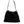 Dolce & Gabbana Black Cashmere Knitted Leather Shoulder Bag
