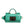 Dolce & Gabbana Emerald Green CalfskinLeather DG Logo Shoulder Bag