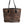 Dolce & Gabbana Brown Black Calfskin Leopard Print Shoulder Tote Bag