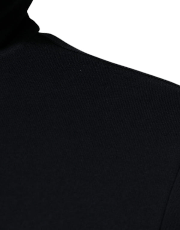 Dolce & Gabbana Blue Logo Full Zip Hooded Sweatshirt Sweater