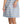 Dolce & Gabbana Elegant Light Blue Fringe Shift Dress