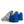 Dolce & Gabbana White Blue Logo Portofino Sneakers Shoes