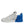 Dolce & Gabbana White Blue Logo Portofino Sneakers Shoes
