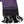 Dolce & Gabbana Purple Fantasy Silk Fringes Neck Wrap Scarf