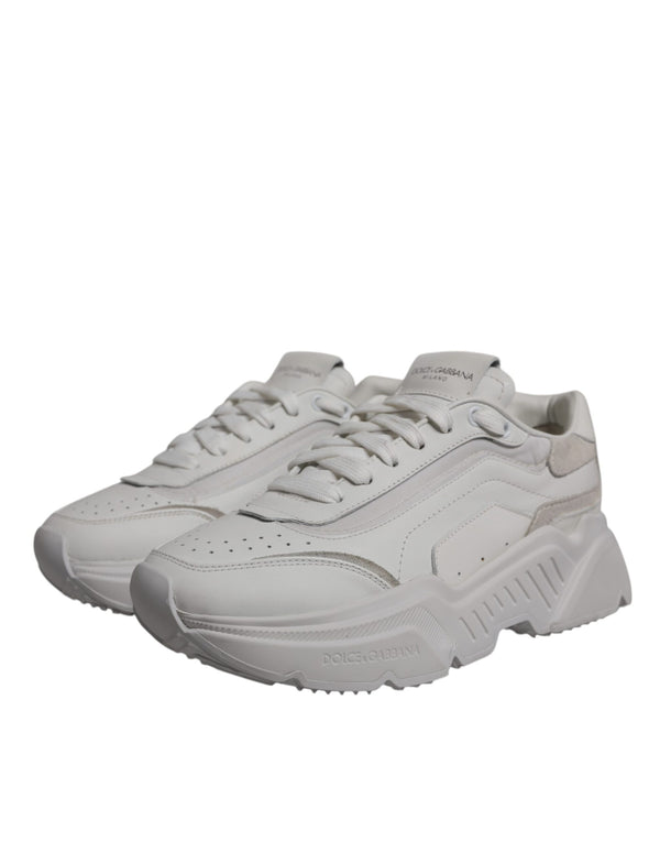 Dolce & Gabbana White Daymaster Low Top Sneakers Shoes