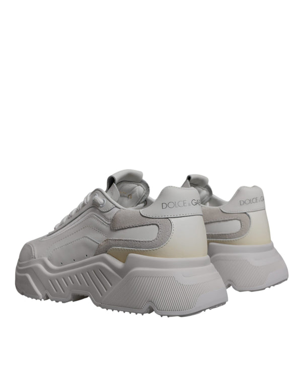 Dolce & Gabbana White Daymaster Low Top Sneakers Shoes