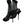 Dolce & Gabbana Black Tulle Stretch Heels Sandals Shoes