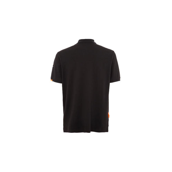 Suns Black Cotton Polo Shirt