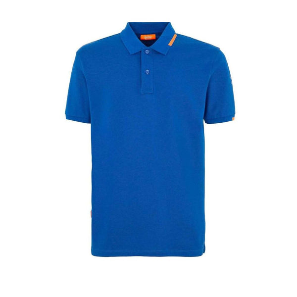 Suns Blue Cotton Polo Shirt