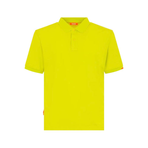 Suns Yellow Cotton Polo Shirt
