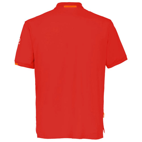 Suns Red Cotton Polo Shirt