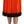 Dolce & Gabbana High-Waist Black & Orange Knee-Length Skirt