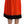 Dolce & Gabbana High-Waist Black & Orange Knee-Length Skirt