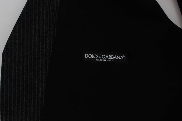 Dolce &amp; Gabbana Harmaaraidallinen muodollinen liivi