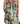 Dolce & Gabbana Green Floral Short Sleeves Cotton V-neck Dress