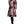 Dolce & Gabbana Pink Black Floral Brocade Trenchcoat Jacket