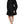 Dolce & Gabbana Black Cotton Long Sleeves A-line Mini Dress
