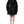 Dolce & Gabbana Black Cotton Long Sleeves A-line Mini Dress