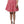 Dolce & Gabbana Red White High Waist A-line Above Knee Skirt