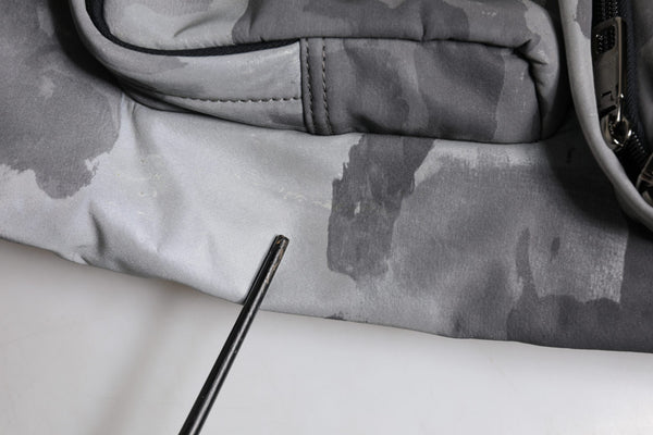 Dolce & Gabbana Black Camouflage Shoulder Strap Logo Plaque Bag