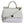 Dolce & Gabbana White Rafia Leather Top Handle Crossbody Bag