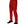 Dolce & Gabbana Red Zipper Embellished Straight Pants