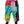 Dolce & Gabbana Multicolor Patchwork Mid Waist Sweatpants Pants