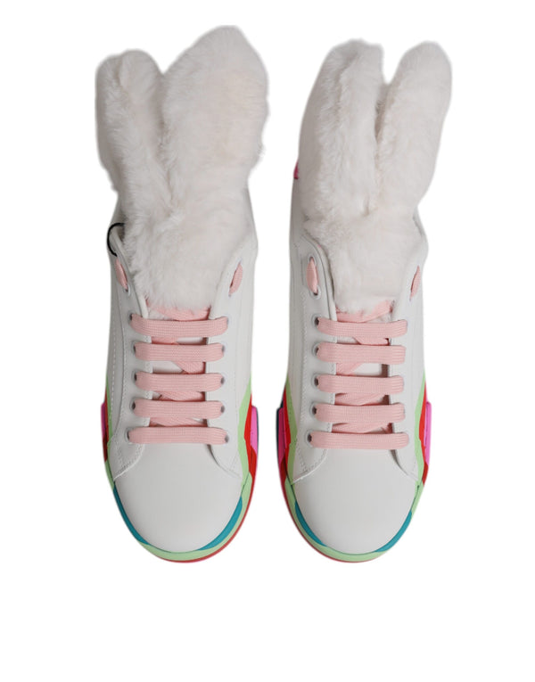 Dolce & Gabbana Multicolor Low Top Trainers Sneakers Shoes