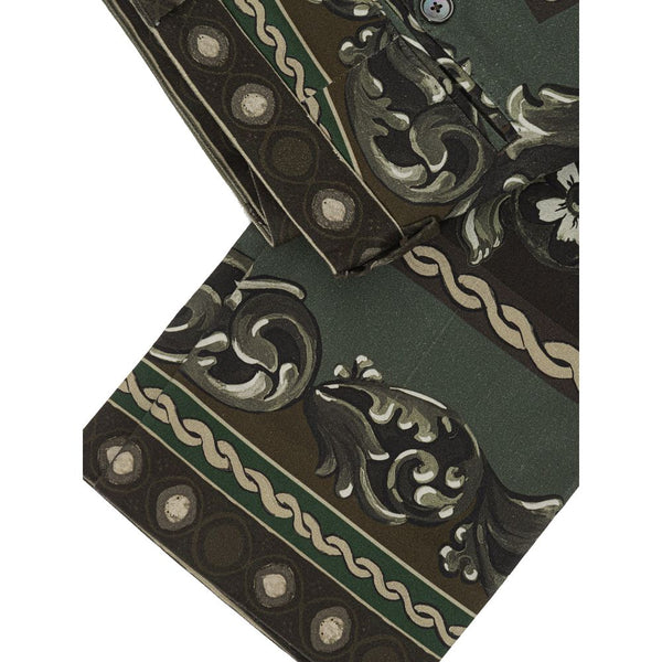 Dolce & Gabbana Green Cotton Pant