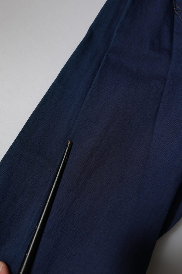 Dolce & Gabbana Dark Blue Cotton GOLD Dress Formal Shirt