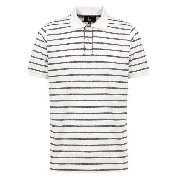 Dunhill White Cotton Polo Shirt