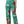 Dolce & Gabbana Green Silk Printed Straight Pants