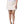 Dolce & Gabbana Off White Faux Fur High Waisted Mini Skirt