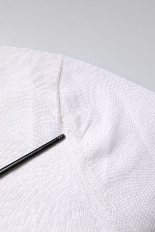 Dolce & Gabbana Cream Cashmere Knit Cropped Cardigan Sweater