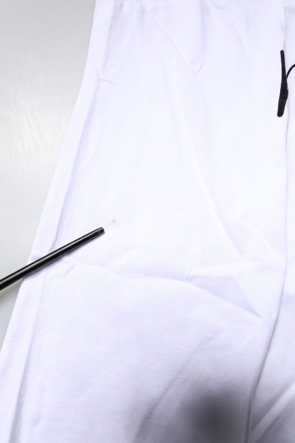 Dolce & Gabbana White Printed Round Neck Top Cotton T-shirt