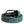 Dolce & Gabbana Green Ostrich Leather Silver Metal Buckle Belt