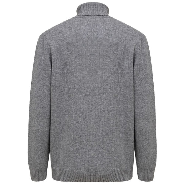 Cruciani Gray Cashmere Turtleneck