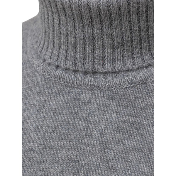 Cruciani Gray Cashmere Turtleneck