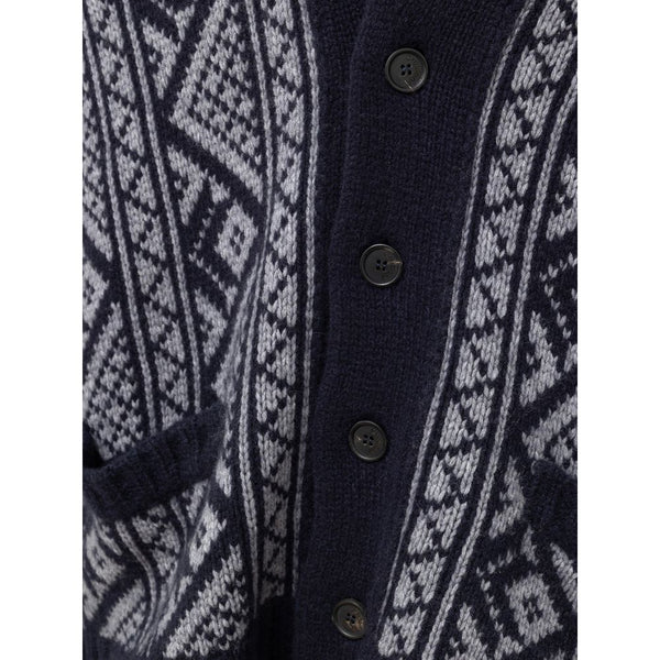 Cruciani Bicolor Cashmere Cardigan