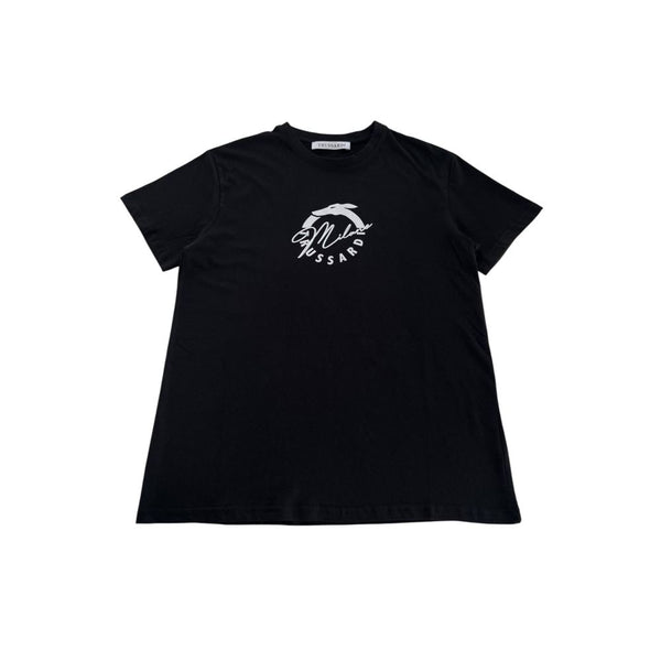 Trussardi Beachwear Black Cotton Men T-Shirt