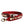 Dolce & Gabbana Red Leather Floral Embellish Bag Shoulder Strap