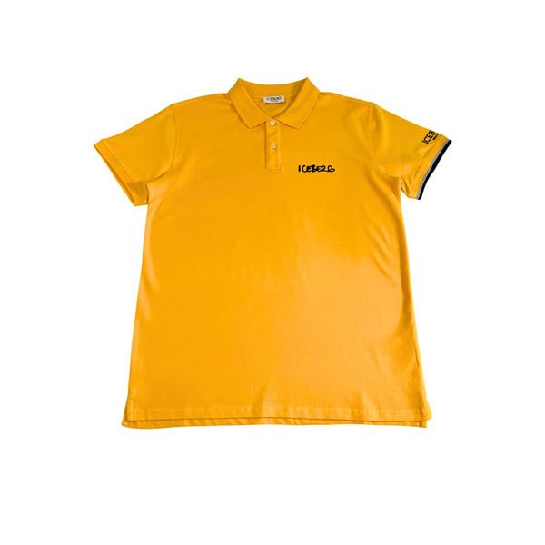 Iceberg Yellow Cotton Men Polo Shirt