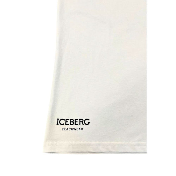 Iceberg White Cotton Men T-Shirt